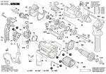 Bosch 3 601 A9C 670 GSB 21-2 RE Percussion Drill 230 V / GB Spare Parts GSB21-2RE